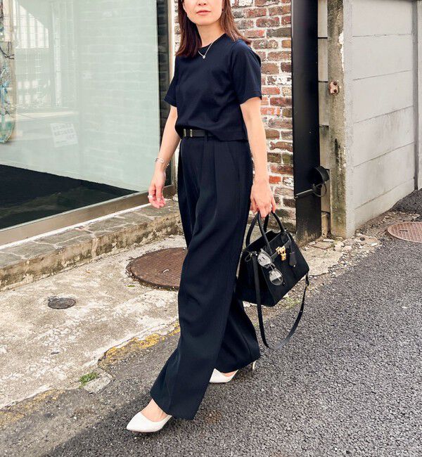 NOLLEY'S sophi「ウォッシャブル強撚ツイルワイドパンツ」|その他|