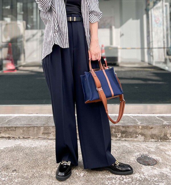 NOLLEY'S sophi「ウォッシャブル強撚ツイルワイドパンツ」|その他|