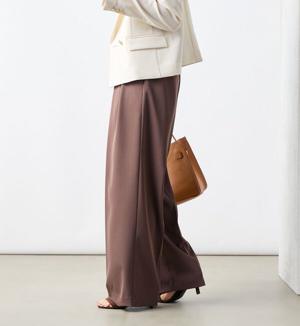 NOLLEY'S sophi「ウォッシャブル強撚ツイルワイドパンツ」|その他|