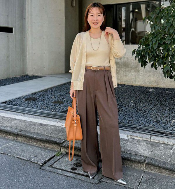 NOLLEY'S sophi「ウォッシャブル強撚ツイルワイドパンツ」|その他|