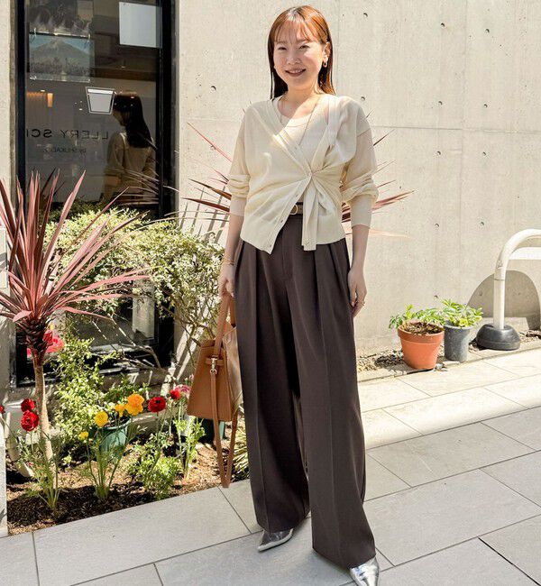 NOLLEY'S sophi「ウォッシャブル強撚ツイルワイドパンツ」|その他|