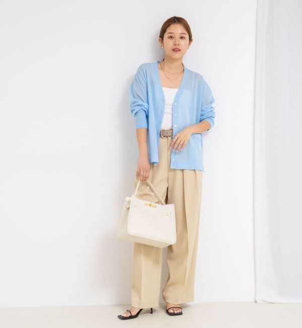 NOLLEY'S sophi「ウォッシャブル強撚ツイルワイドパンツ」|その他|