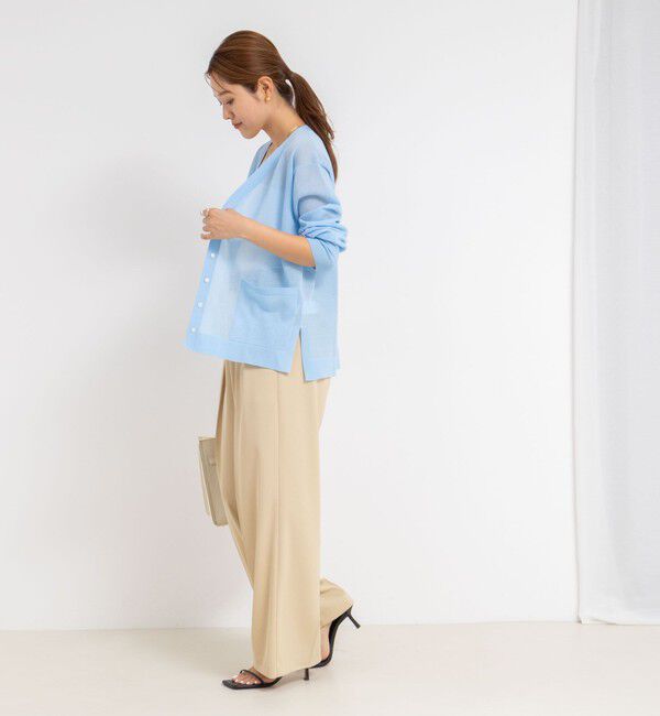 NOLLEY'S sophi「ウォッシャブル強撚ツイルワイドパンツ」|その他|