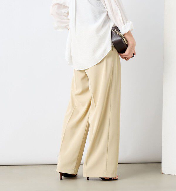 NOLLEY'S sophi「ウォッシャブル強撚ツイルワイドパンツ」|その他|