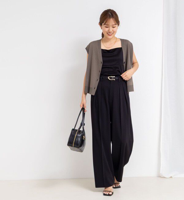 NOLLEY'S sophi「ウォッシャブル強撚ツイルワイドパンツ」|その他|