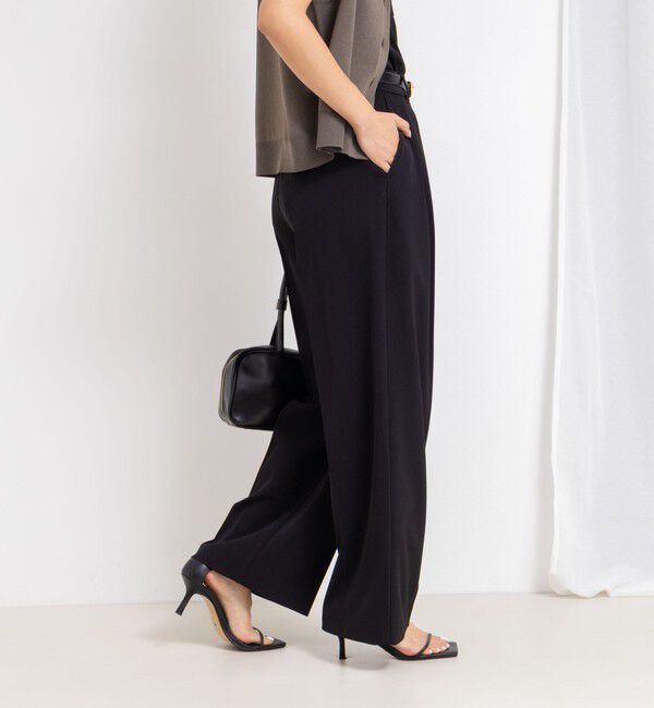 NOLLEY'S sophi「ウォッシャブル強撚ツイルワイドパンツ」|その他|