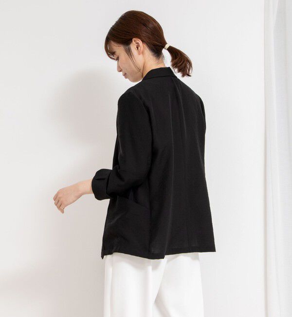 NOLLEY'S sophi「ウォッシャブルシアーシルクライトジャケット」|テーラードジャケット|