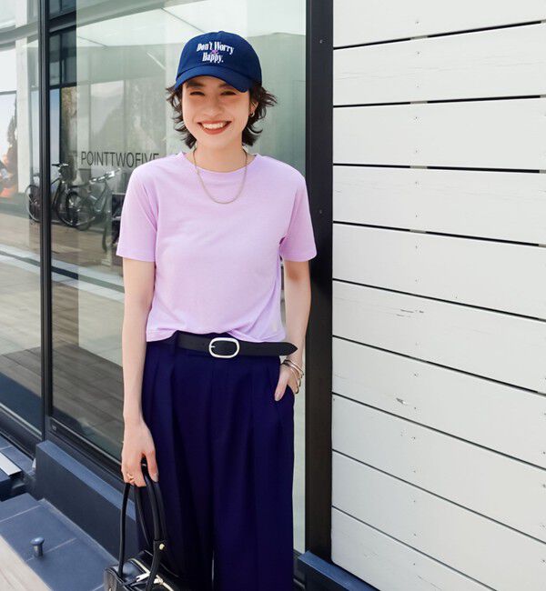 NOLLEY'S「【MAQWEL/マクウェル】ソフトタッチスラブショートT」|Tシャツ・カットソー|