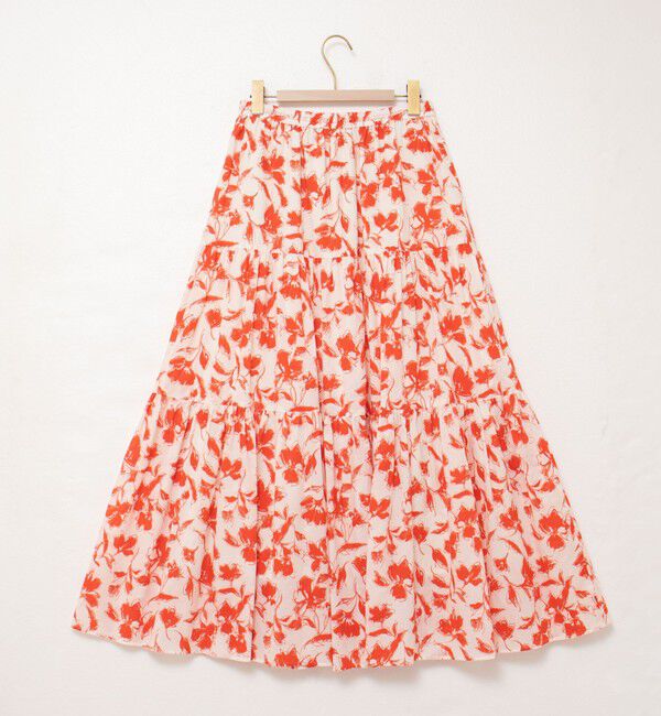 NOLLEY'S sophi「アートフラワーティアードスカート」|スカート|