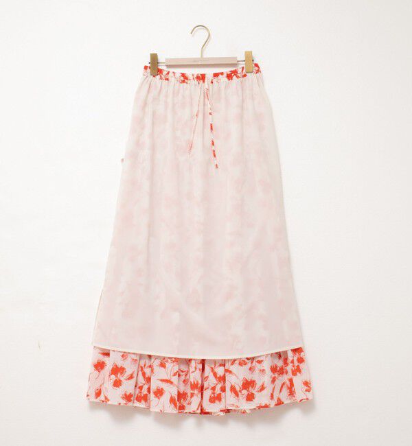 NOLLEY'S sophi「アートフラワーティアードスカート」|スカート|