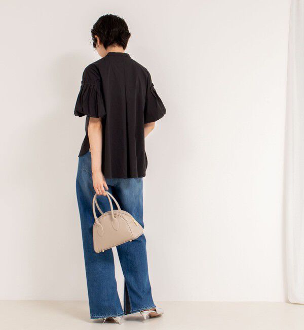 NOLLEY'S「【MARILYN MOON/マリリーンムーン】フリンジビーズモチーフハーフスリーブブラウス」|シャツ・ブラウス|