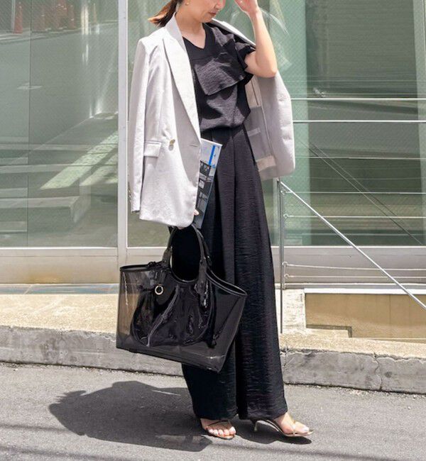 NOLLEY'S「◇【WEB限定】《セットアップ対応》ジュピターインゴムイージーワイドパンツ」|その他|