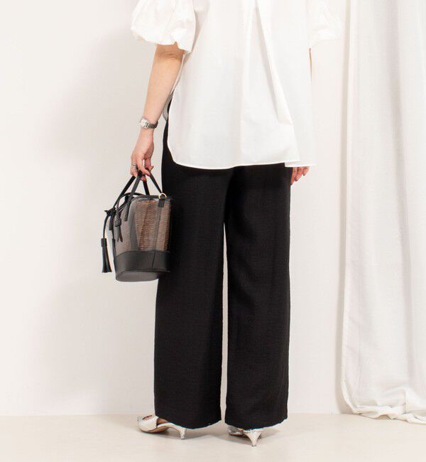 NOLLEY'S「◇【WEB限定】《セットアップ対応》ジュピターインゴムイージーワイドパンツ」|その他|