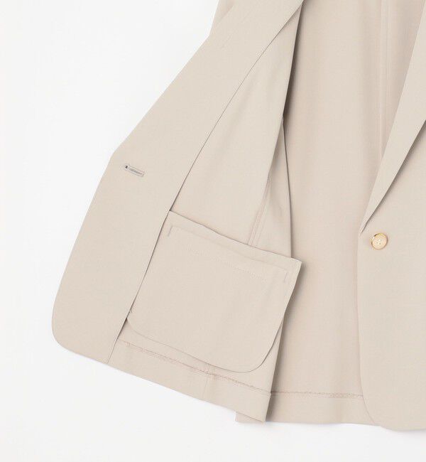 NOLLEY'S sophi「《セットアップ対応》ウォッシャブルツイル半袖ジャケット」|テーラードジャケット|