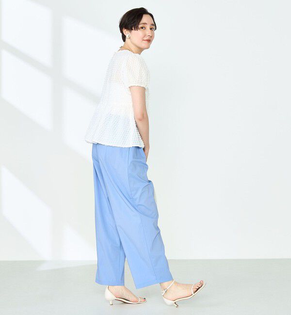 NOLLEY'S「《セットアップ対応》撥水ストレッチタフタツータックパンツ」|その他|