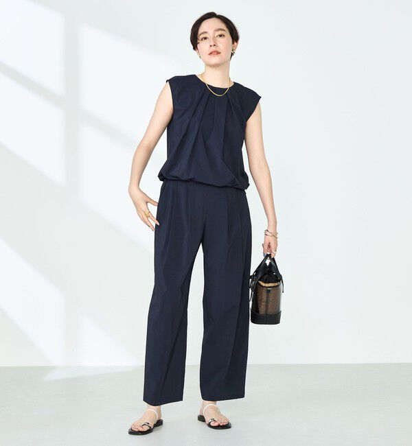 NOLLEY'S「《セットアップ対応》撥水ストレッチタフタツータックパンツ」|その他|