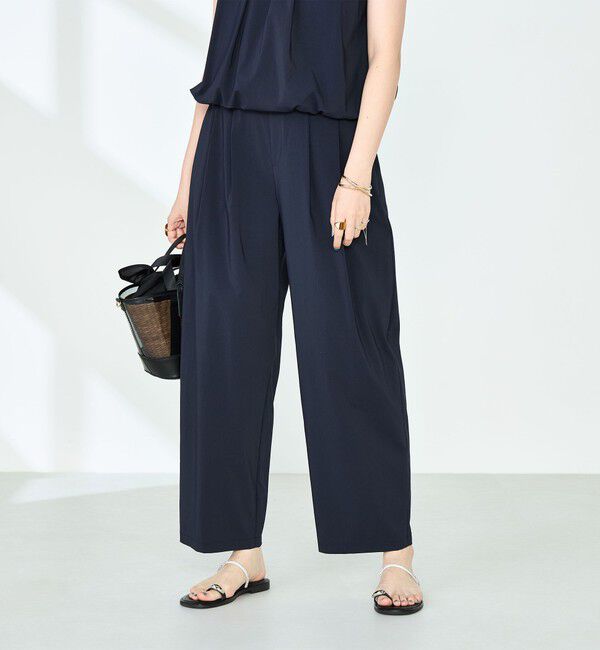 NOLLEY'S「《セットアップ対応》撥水ストレッチタフタツータックパンツ」|その他|