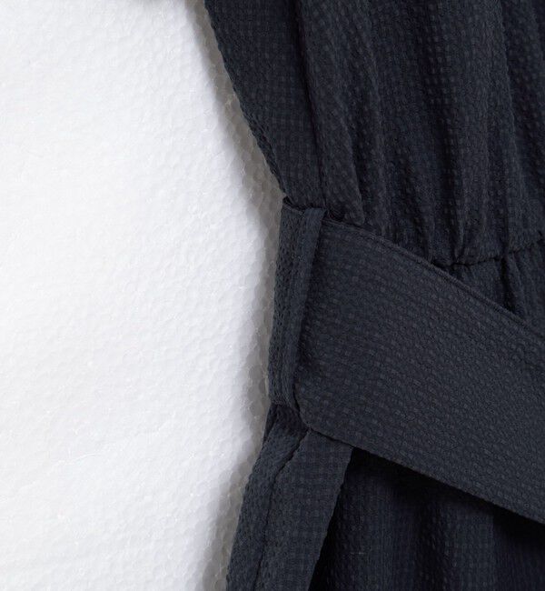 NOLLEY'S sophi「ウォッシャブルサッカーシャツワンピース」|ワンピース|