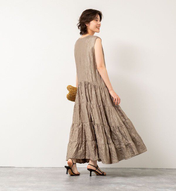 NOLLEY'S「Vネックボリュームワンピース」|ワンピース|