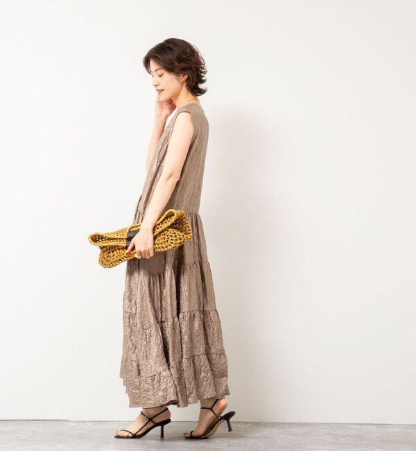 NOLLEY'S「Vネックボリュームワンピース」|ワンピース|