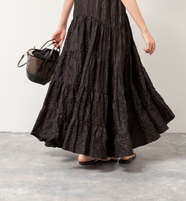 NOLLEY'S「Vネックボリュームワンピース」|ワンピース|