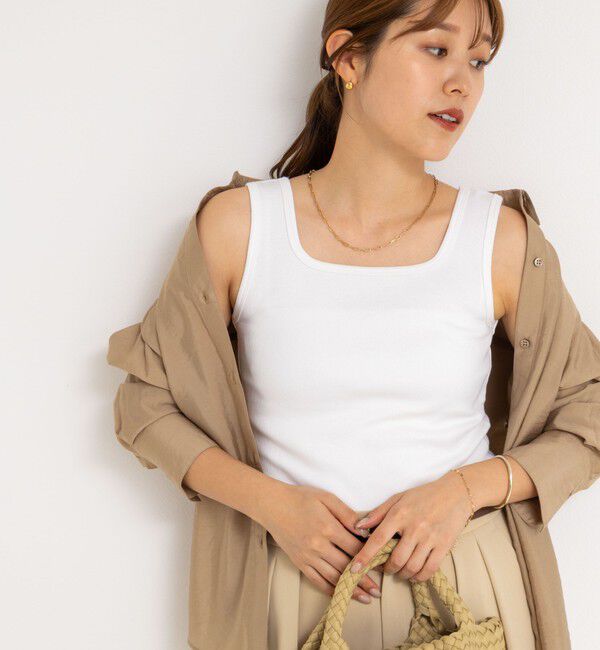 NOLLEY'S sophi「2WAYベアテレコタンクトップ2」|タンクトップ|