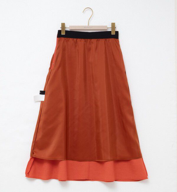 NOLLEY'S sophi「ウォッシャブル麻調フレアスカート」|フレア|