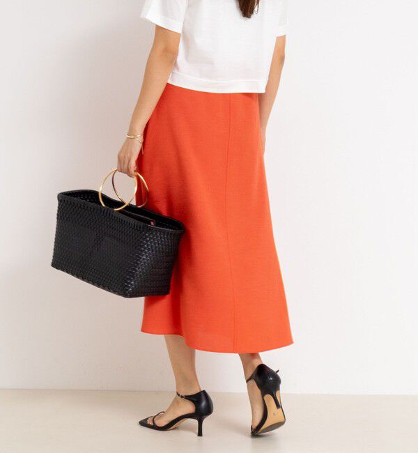 NOLLEY'S sophi「ウォッシャブル麻調フレアスカート」|フレア|