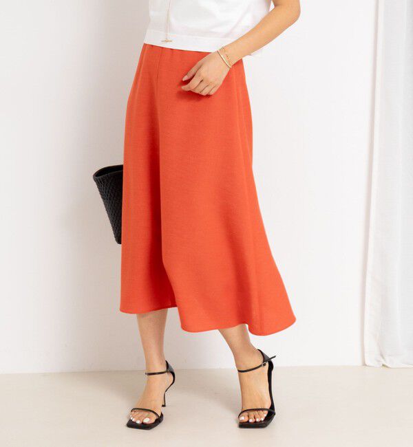 NOLLEY'S sophi「ウォッシャブル麻調フレアスカート」|フレア|