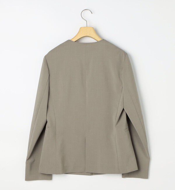 NOLLEY'S sophi「《セットアップ対応》ウォッシャブルファンクショナルツイルノーカラージャケット」|ノーカラージャケット|