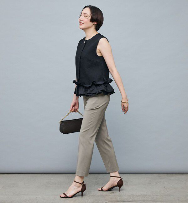 NOLLEY'S sophi「マトラッセ裾フリルジレ」|ベスト・ジレ|