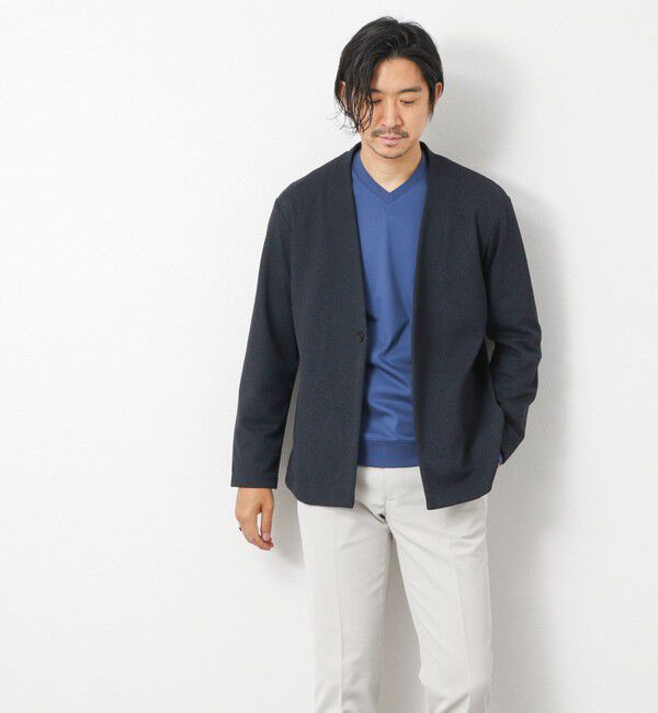 NOLLEY'S goodman「《ビジカジ対応》シルケットスムースドレスL/S V Tシャツ 25AW」|Tシャツ・カットソー|