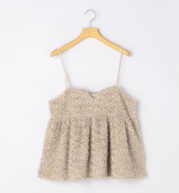 NOLLEY'S sophi「《セットアップ対応》ウォッシャブルフェザーチュールキャミブラウス」|キャミソール|