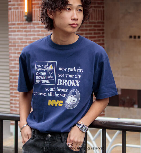 GLOSTER「【GOOD ROCK SPEED/グッドロックスピード】NYCプリントTシャツ」|Tシャツ・カットソー|