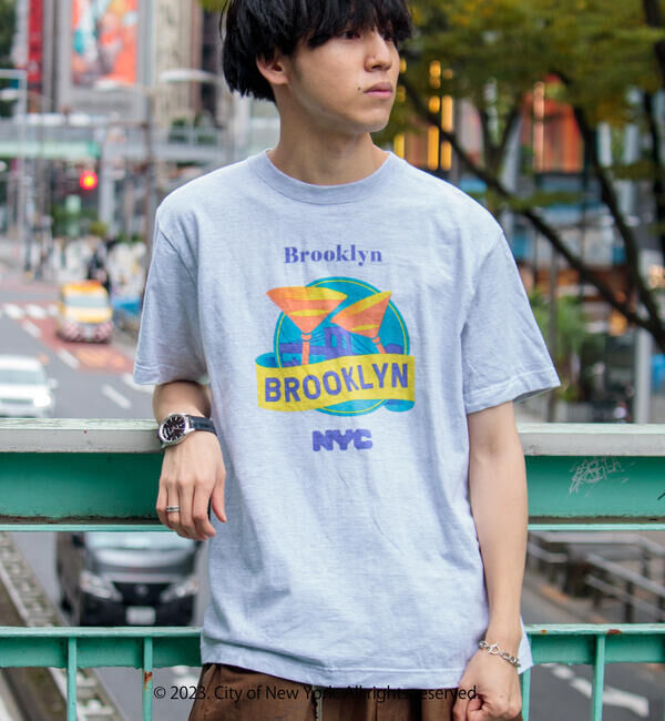 GLOSTER「【GOOD ROCK SPEED/グッドロックスピード】NYCプリントTシャツ」|Tシャツ・カットソー|
