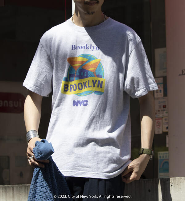 GLOSTER「【GOOD ROCK SPEED/グッドロックスピード】NYCプリントTシャツ」|Tシャツ・カットソー|