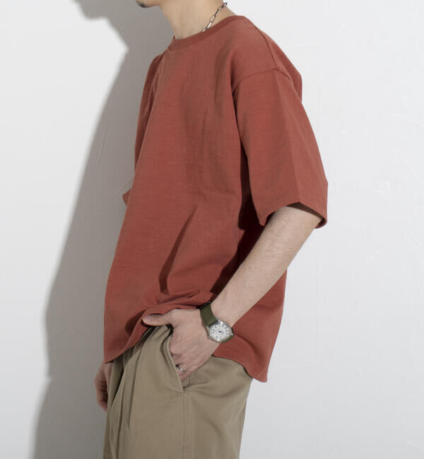 GLOSTER「【GLOSTER/グロスター】ヘビーウェイトスラブＴシャツ ビッグシルエット/マックスウェイト」|Tシャツ・カットソー|