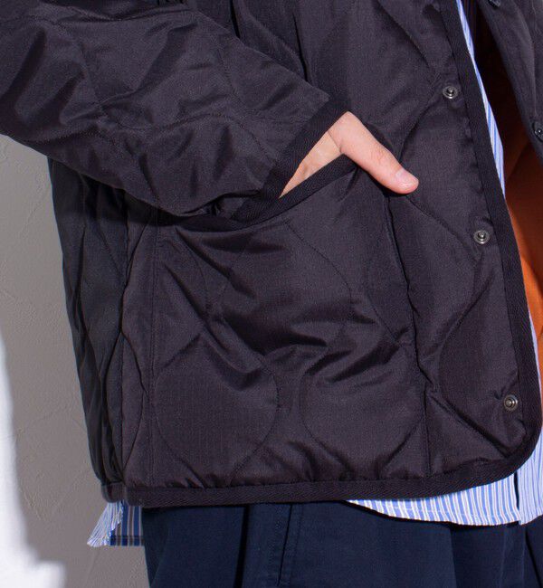 GLOSTER「【TAION/タイオン】GLOSTER別注 ミリタリーライナージャケット ノーカラーMA-1 M65」|ダウン|