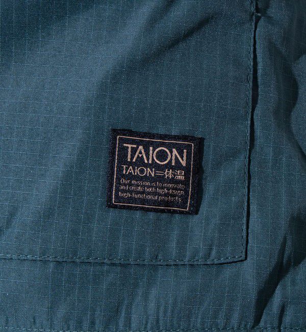 GLOSTER「【TAION/タイオン】ミリタリー Ripstop  リバーシブル Vネック Zip カーディガン」|ブルゾン・スタジャン|