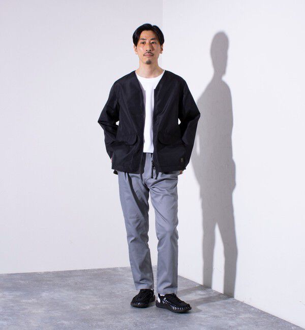 GLOSTER「【TAION/タイオン】ミリタリー Ripstop  リバーシブル Vネック Zip カーディガン」|ブルゾン・スタジャン|