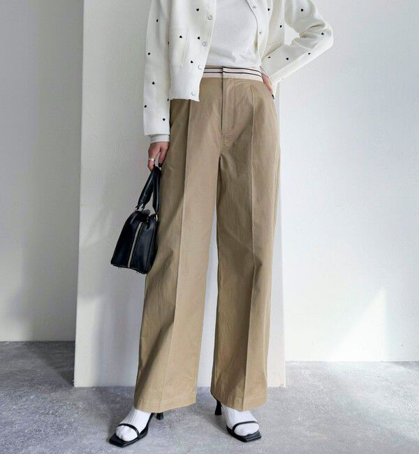 fredy emue「チノマーベルトパンツ」|チノ|