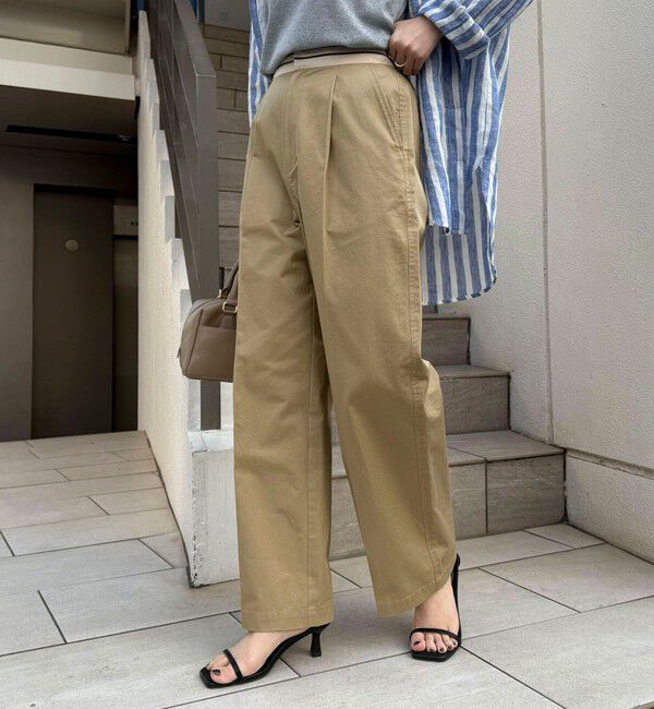 fredy emue「チノマーベルトパンツ」|チノ|