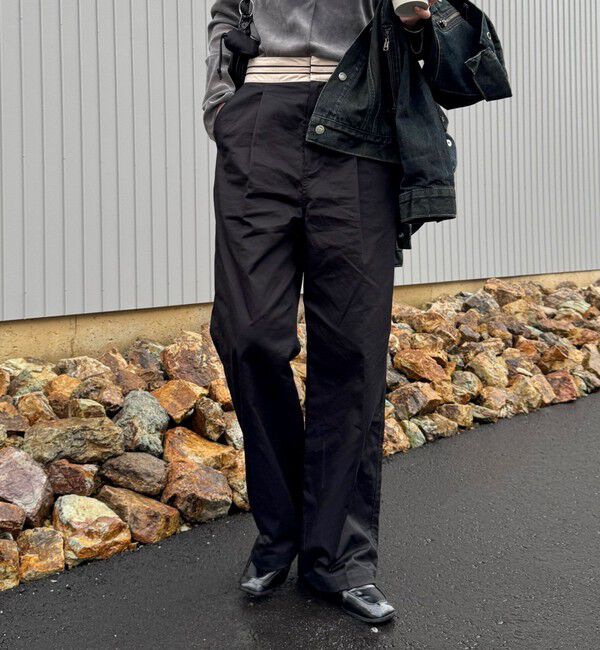 fredy emue「チノマーベルトパンツ」|チノ|