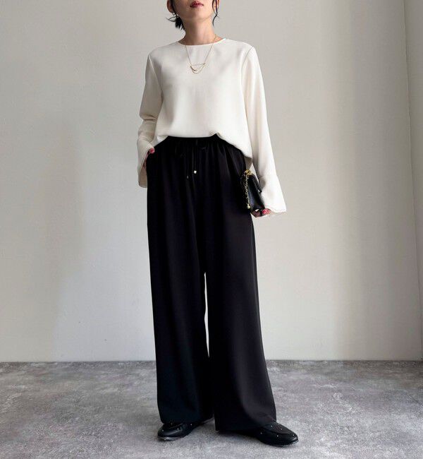 fredy emue「【累計販売数4万本突破！】とろみツイルストレートイージーパンツ」|チノ|