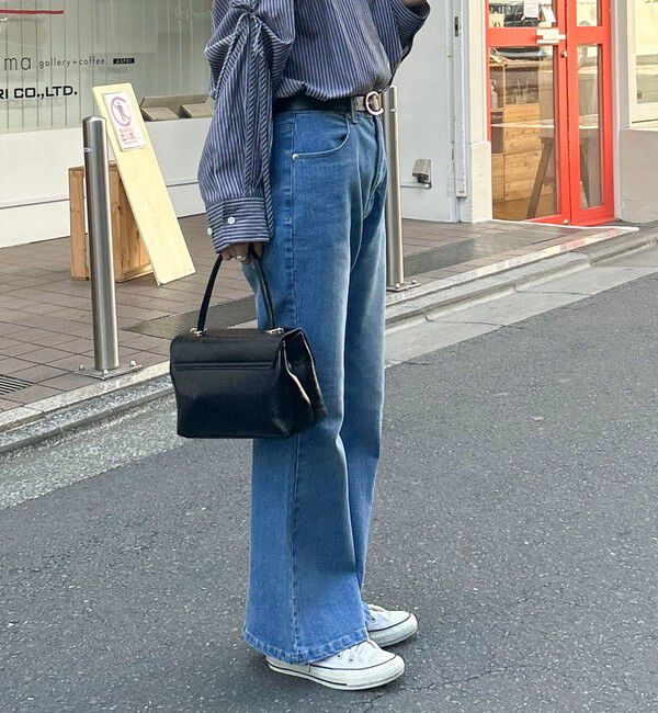 fredy emue「【haru企画】フレアデニムパンツ」|デニム|