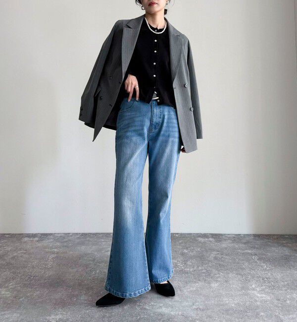 fredy emue「【haru企画】フレアデニムパンツ」|デニム|