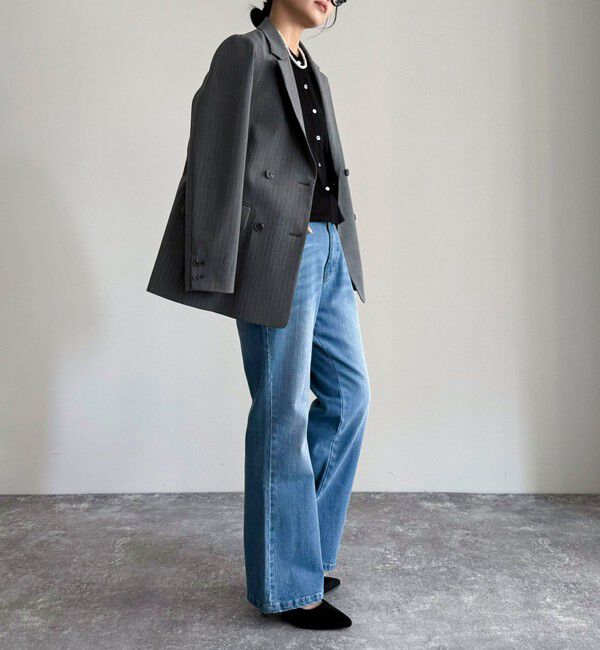 fredy emue「【haru企画】フレアデニムパンツ」|デニム|
