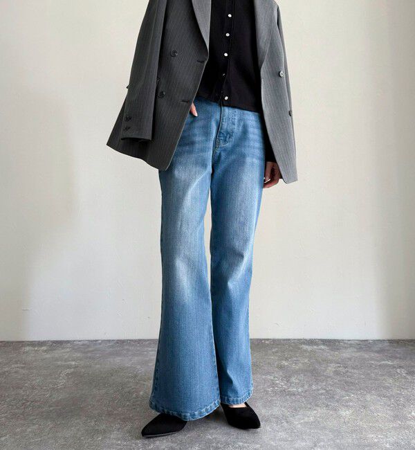 fredy emue「【haru企画】フレアデニムパンツ」|デニム|