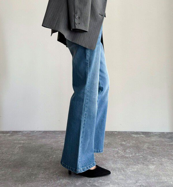fredy emue「【haru企画】フレアデニムパンツ」|デニム|
