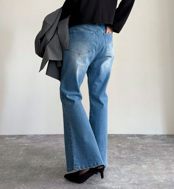 fredy emue「【haru企画】フレアデニムパンツ」|デニム|